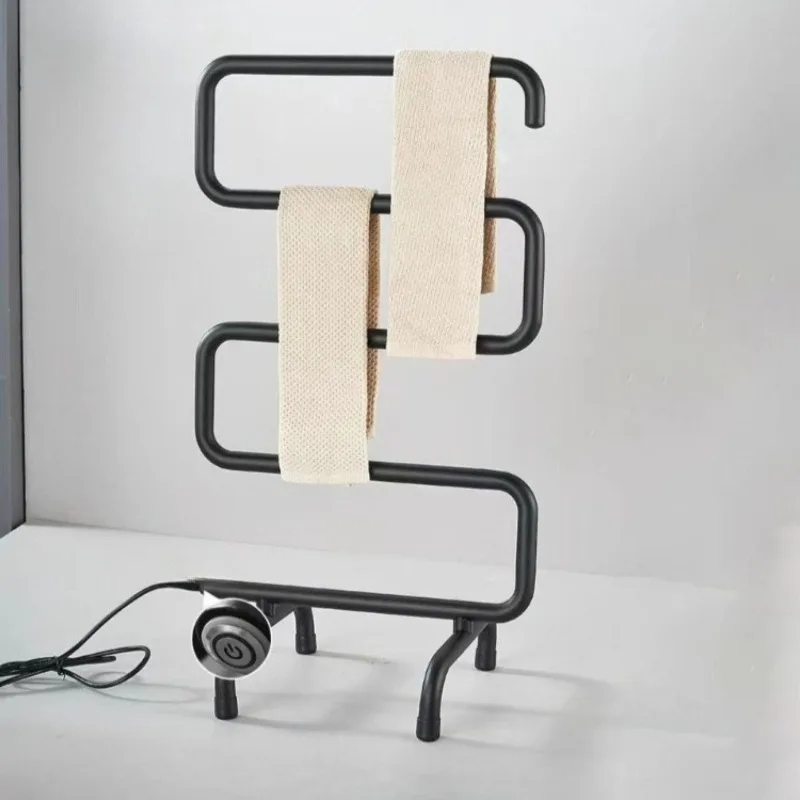 Stainless Steel Electric Towel Rack Bathroom Household Electric Heater Towel Warmers Convenient Shower Bathroom Accessories