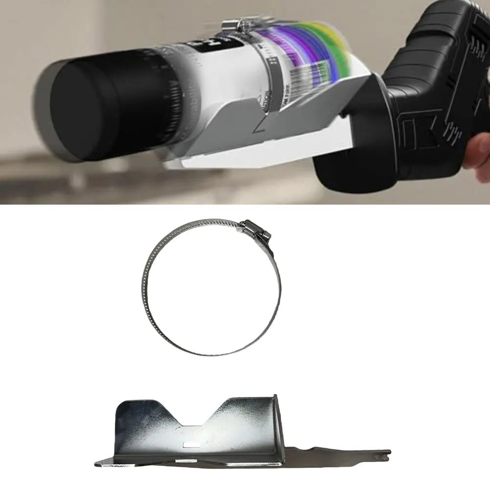 Quick Paint Mixing Tool Paint Can Shaker Saw Mixer Adapter Silver Paint Can Shaker Stainless Steel Construction