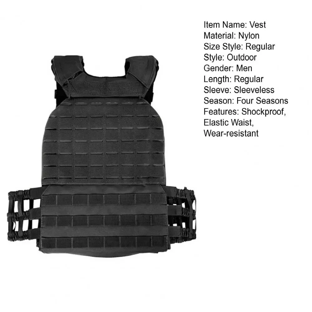 Kamizelka taktyczna treningowa dla mężczyzn/kobiet Plate Carrier Body Combat Chest Rig kamizelka szturmowa Molle Airsoft materiały do samoobrony