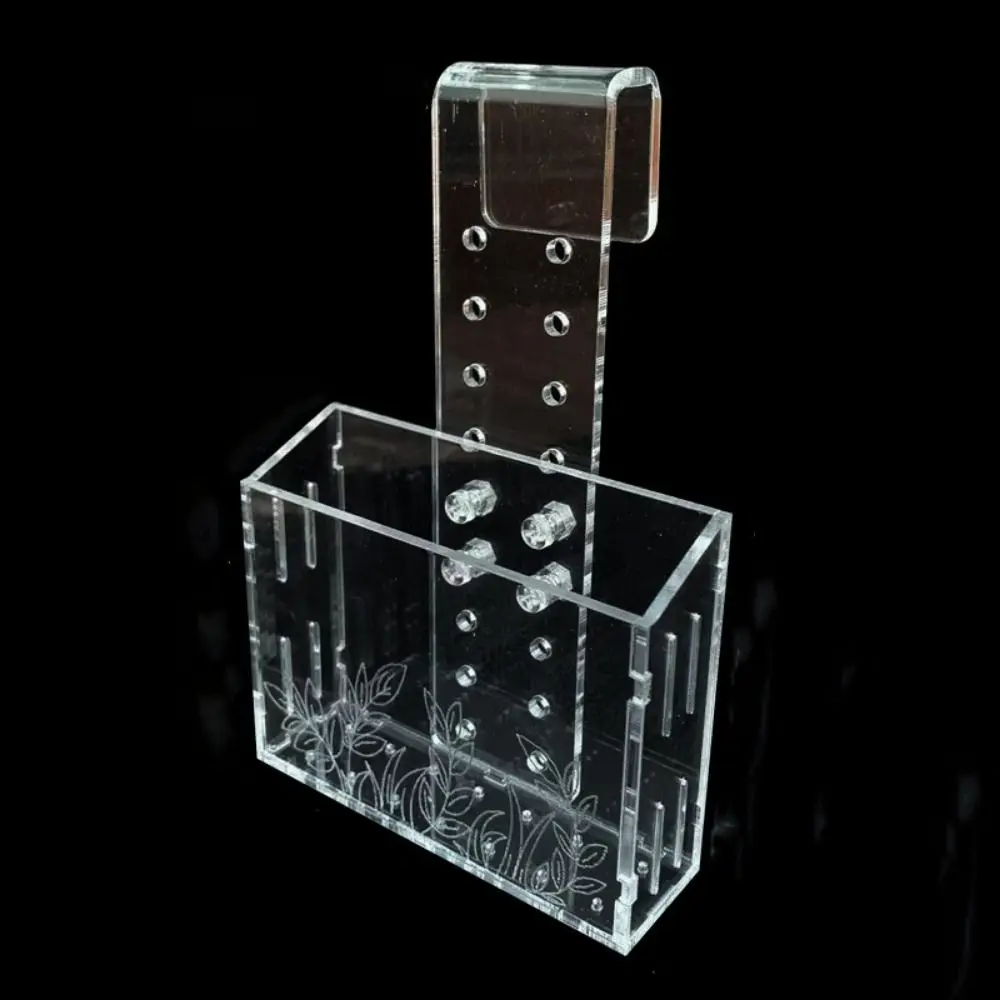 

Wall Hanging Aquarium Plants Cup Floating Transparent Aquatic Planter Holder Adjustable Acrylic Fish Tank Planting Cup Aquarium