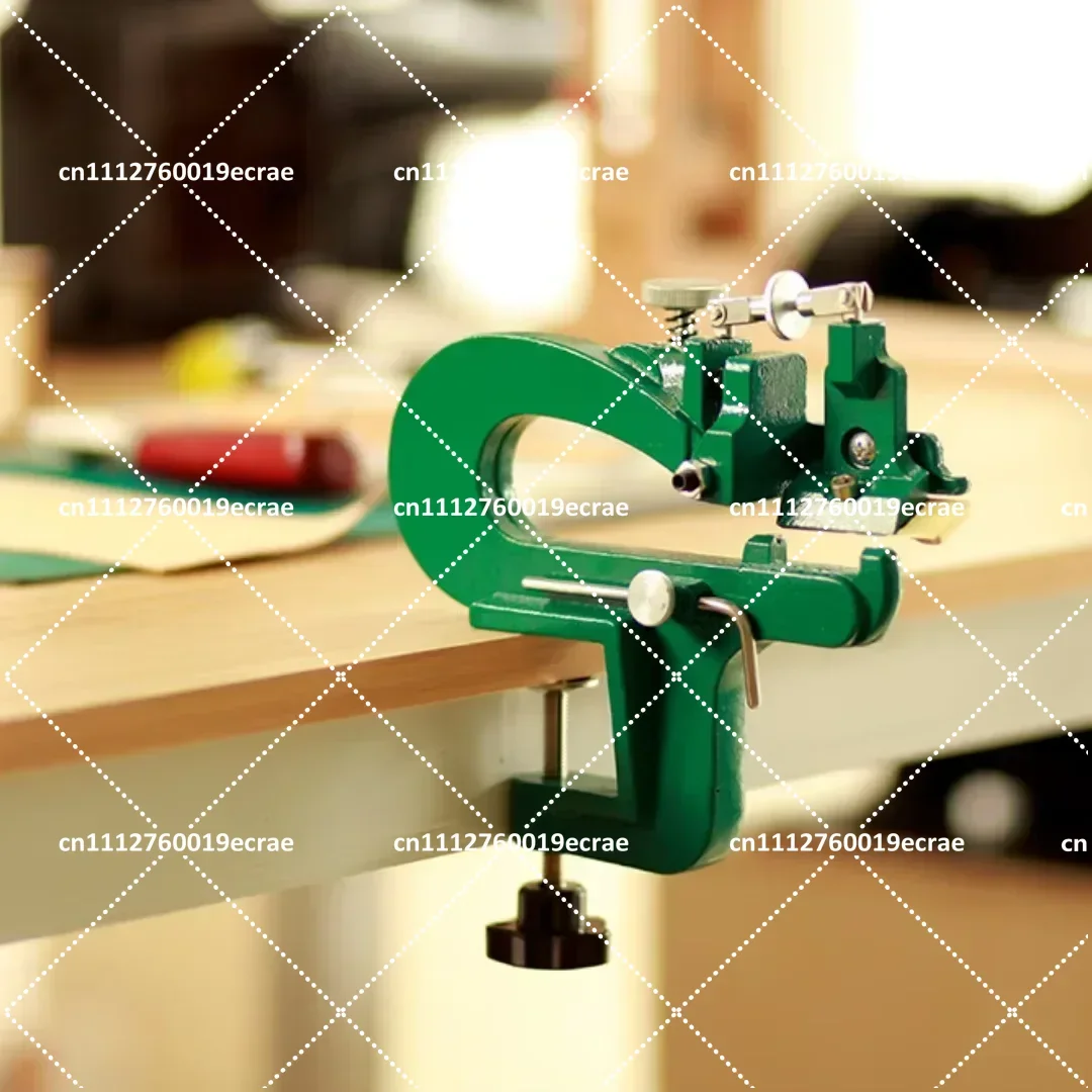 Manual Leather Peeler Machine Leathercraft Edging Cutting Splitter with 15 Blades for Vegetable Tanned Leathers