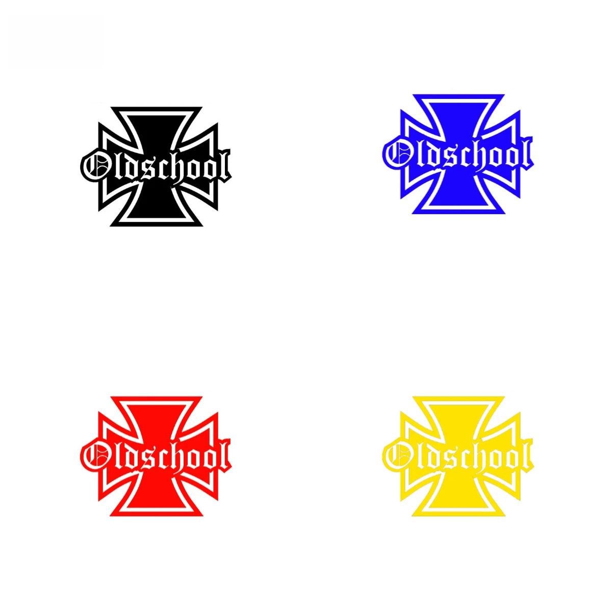 

Funny Old School Personality Vinyl Decal Truck Window Car Sticker Waterproof Reflective Decals Black Silver White,