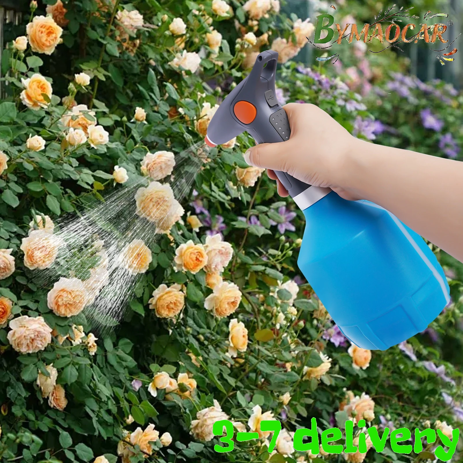 

Электрический распылитель высокого давления, портативная электрическая лейка с защитой от перегрева, ручной садовый опрыскиватель для комнатных и уличных цветов и растений