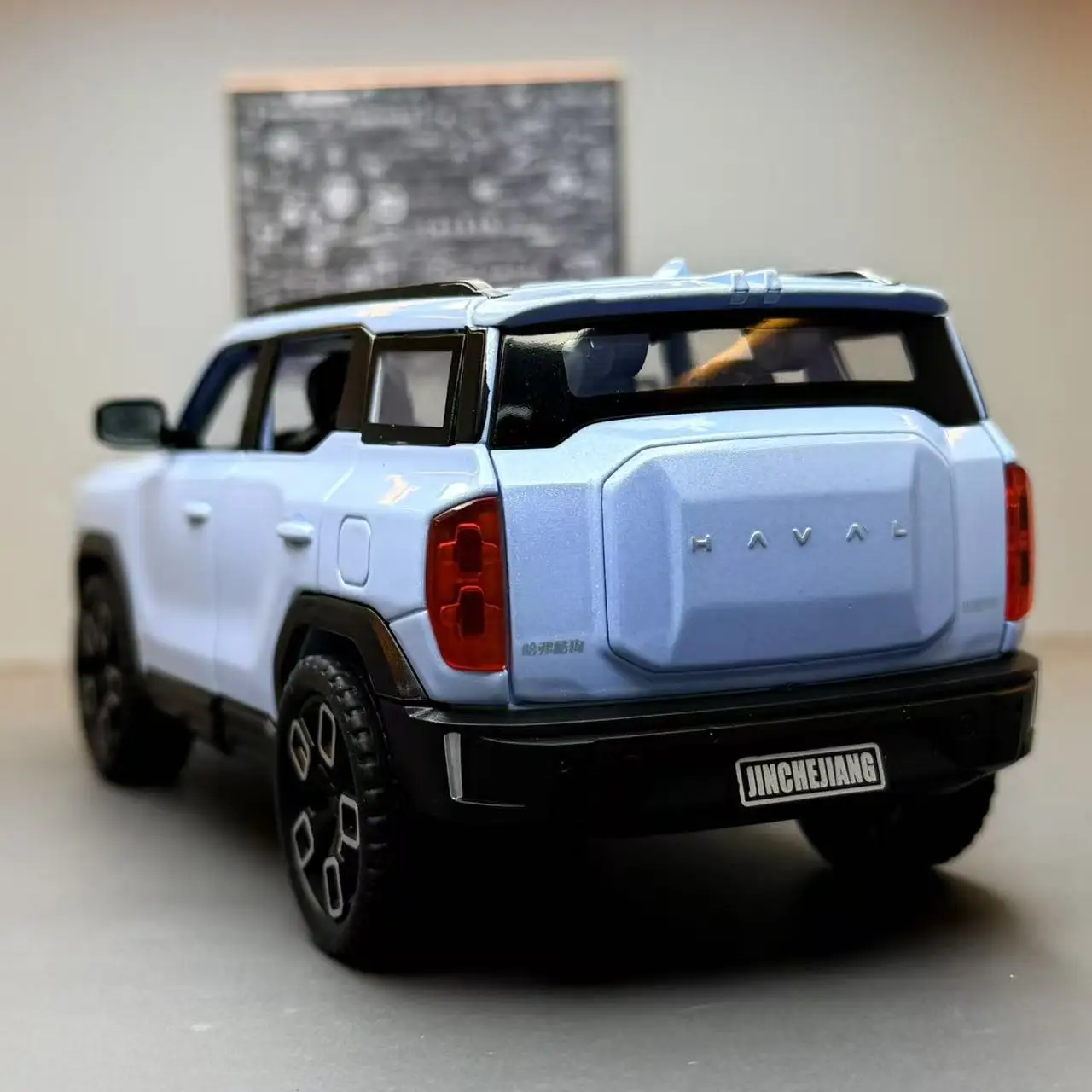 

1:24 Haval X-DOG SUV Alloy Car Model Diecast Metal Off-road Vehicles Car Model High Simulation Sound and Light Children Toy Gift