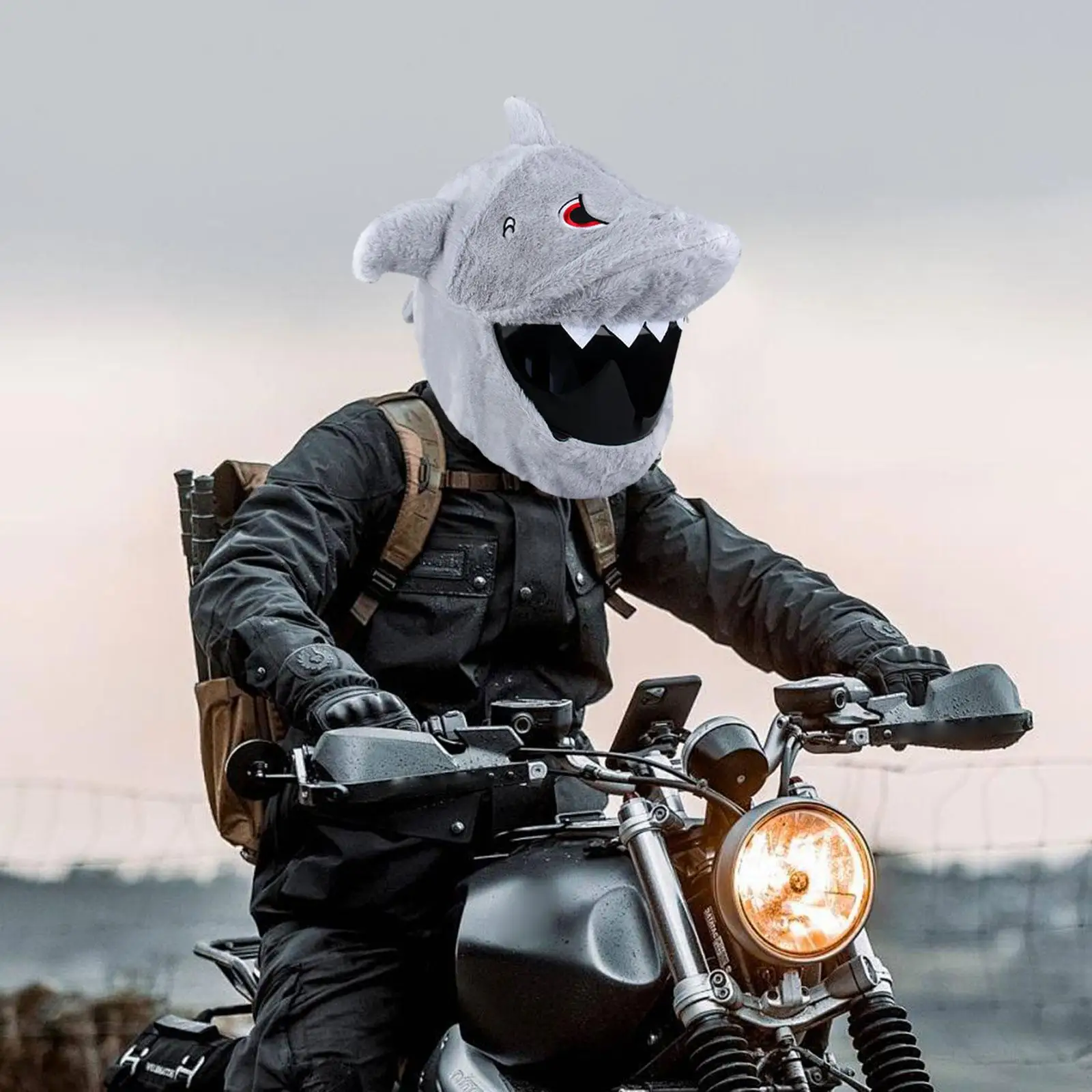 

Motorbike Helmet Cover Animal Sleeve Decoration Accessories Easy to Install