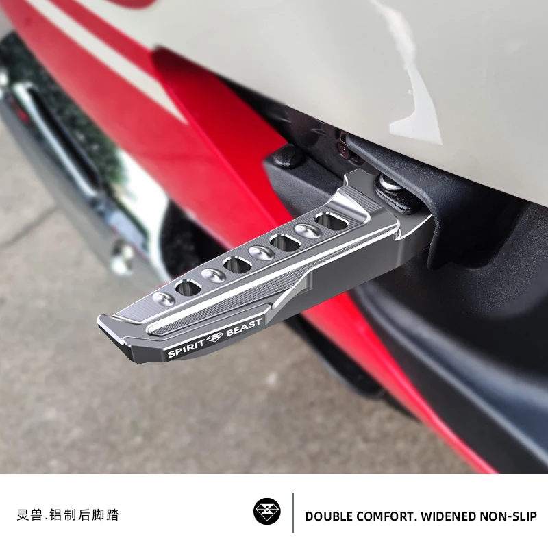 Spirit beast is suitable for Honda NS125LA rear foot modified motorcycle folding rear pedal anti-slip left and right foot pedals