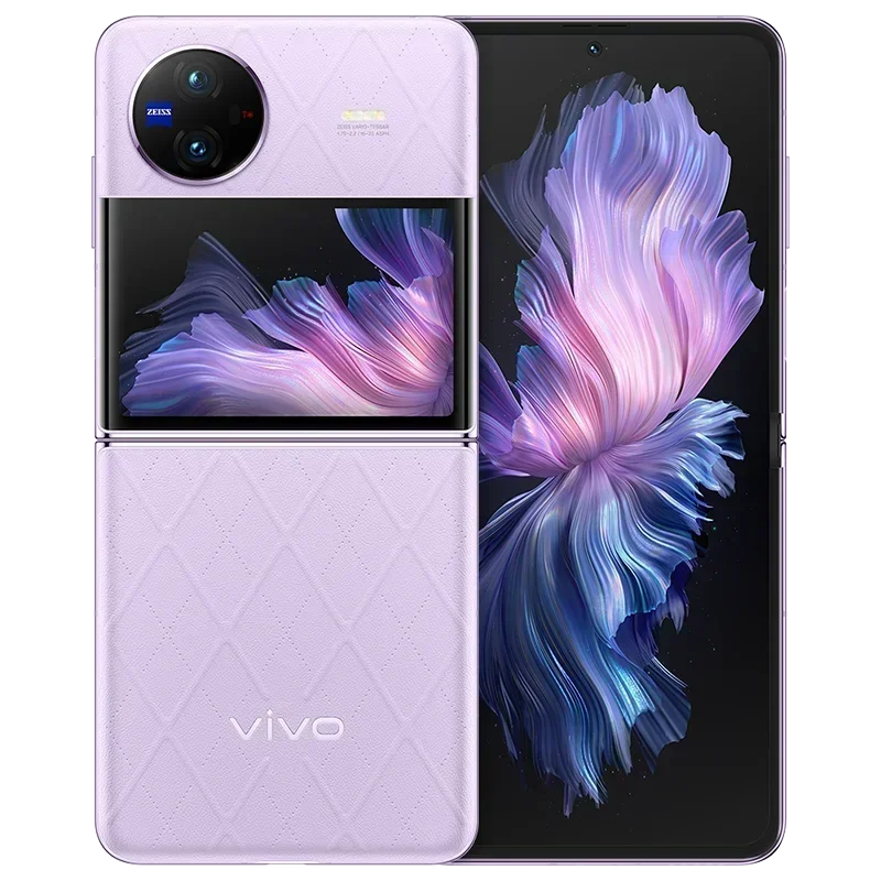 هاتف ذكي Vivo X Flip 5G شاشة أندرويد 6.74 بوصة 4400 مللي أمبير 44 وات شحن ROM 256GB 50MP كاميرا وحدة المعالجة المركزية Snapdragon 8 + Gen1 هاتف مستعمل