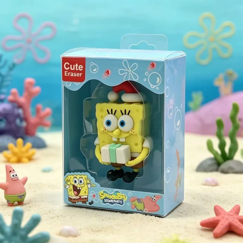 SpongeBob SquarePants Creative Eraser Cute Patrick Squidward Stationery Desk Decor Gift - view 2