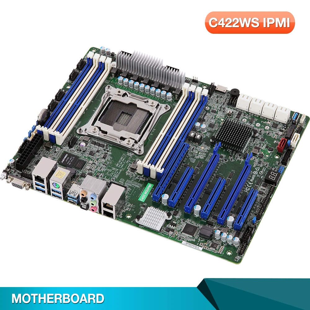 

C422WS IPMI For ASRock Workstation Motherboard Skylake-W CPU LGA2066