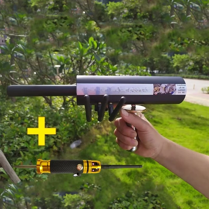 AKS 6 Handheld Industry Metal Detector 10m Depth Long Range Gold Detector