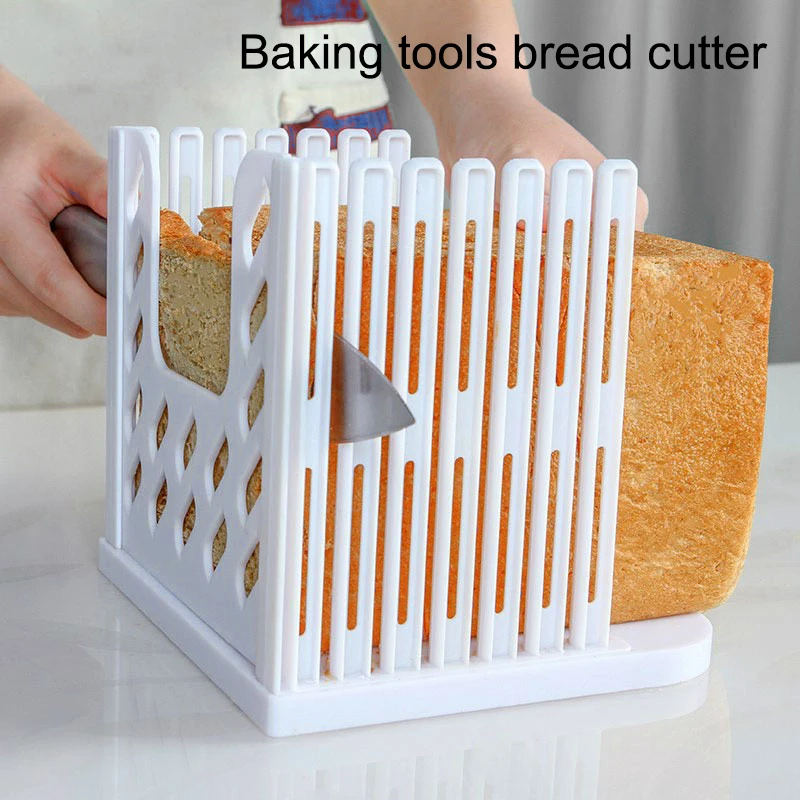 Toast Bread Slicer Stand Foldable Toast Loaf Slicing Machine Multifunctional Bread Cutting Guide Tool For Homemade Bread