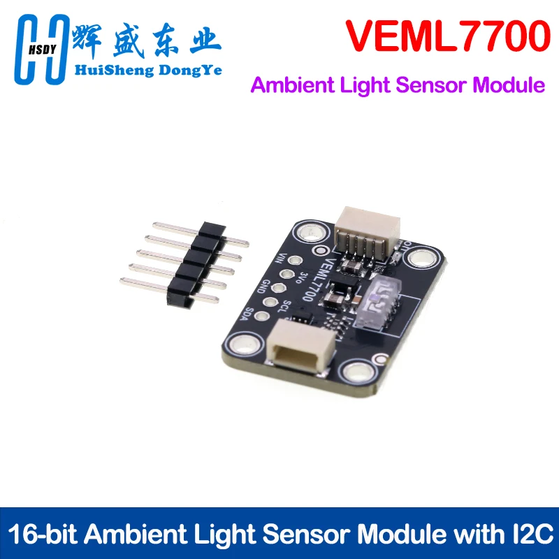 1/3PCS VEML7700 High Precision 16-bit Ambient Light Sensor Module with I2C STEMMA QT Qwiic 0~120k Lux Light Measuring Range