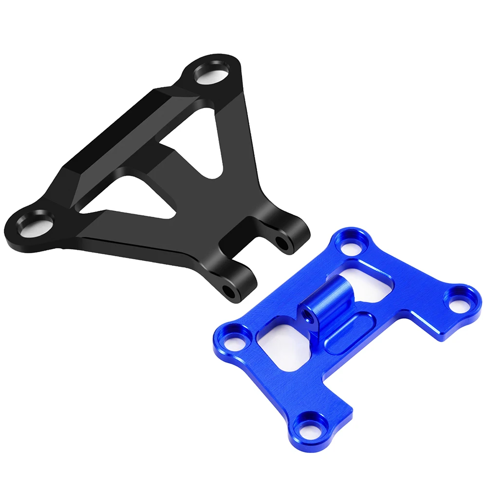 AXSPEED  Aluminum Alloy Strengthen Rear Bulkhead Link Front Bumper Mount for Traxxas 1/16 Mini Maxx 2S RC Car Upgrade Parts