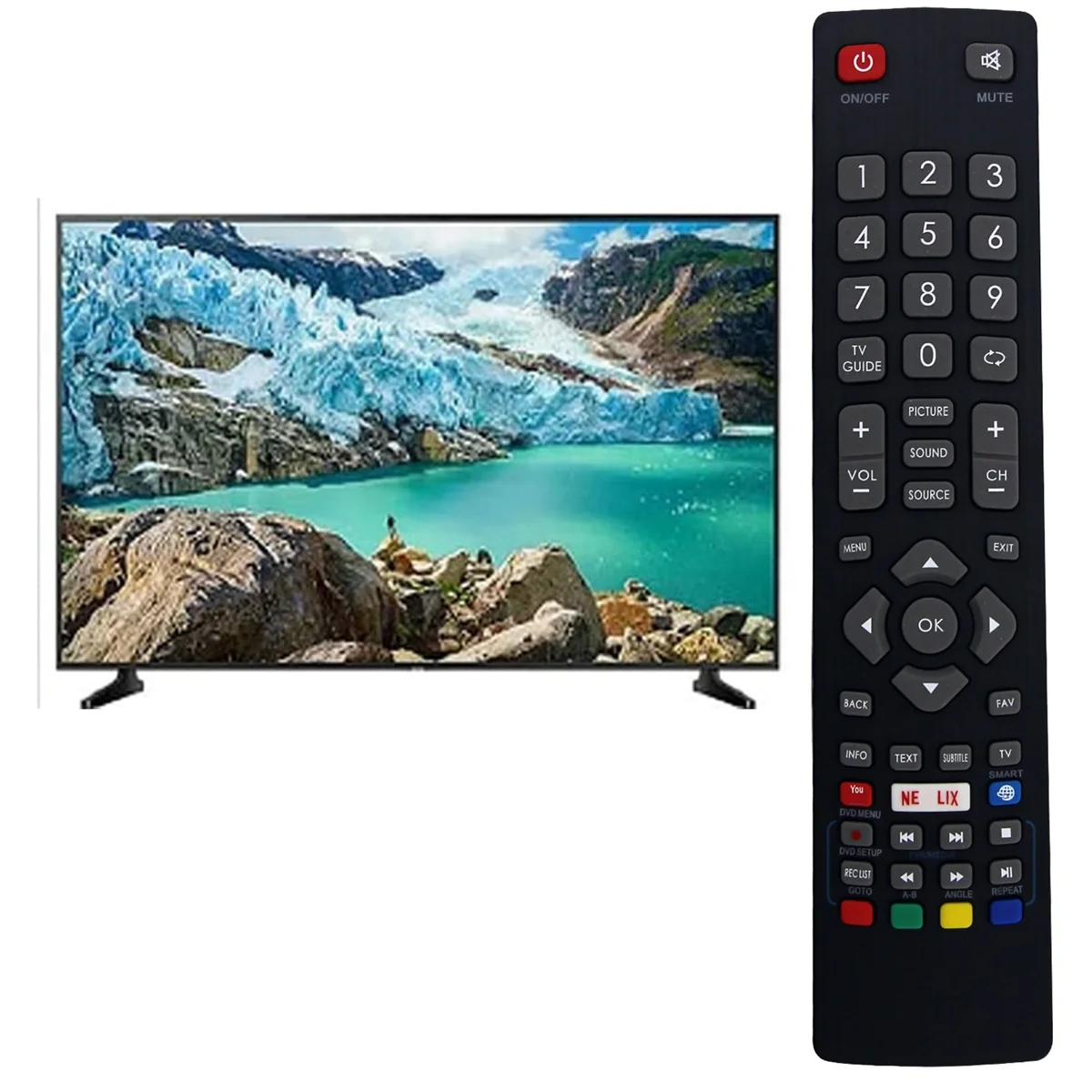 New BLF/RMC/0008 DH-2098 Remote for Blaupunkt HD Freeview TV BLFRMCO008 32-138M-GB-11B4EGDPX-UK 32/148M-GB-11B-EGPX-UK