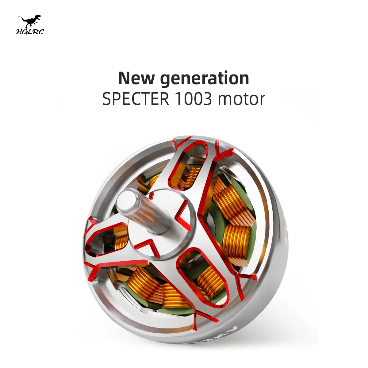 HGLRC SPECTER 1003 10000KV 1-2S Brushless Motor Compatible 1.6-2inch Propeller  for FPV 75mm Tinywhoop Toothpick Drone RC Tools