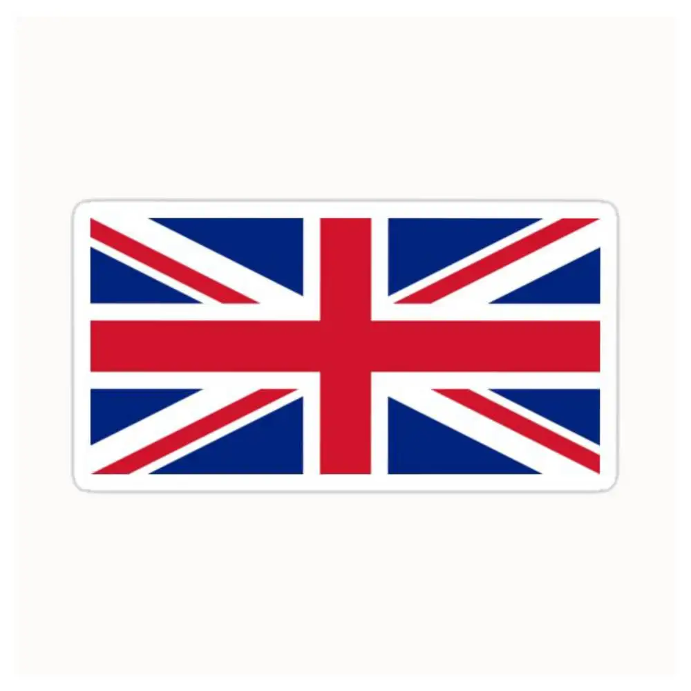 United Kingdom Flag Union Jack T-Shirt Waterproof Stickers For Decorating Car Windows Motorcycles And Computers.