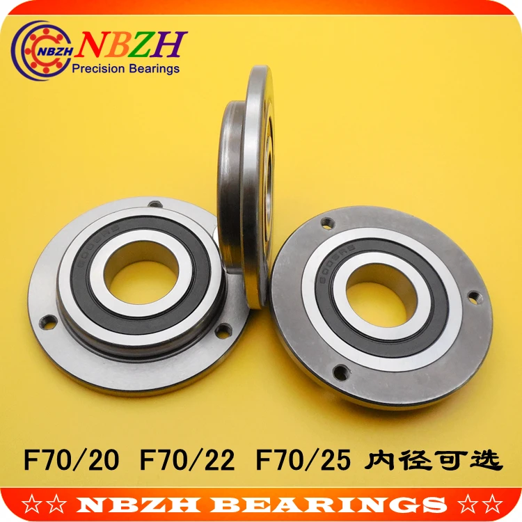 Non-standard flange bearing high quality ABEC-5  F60/22 Siamese bearing F70/20-2RS 20*50*70*12*4.5 mm  machine bearings