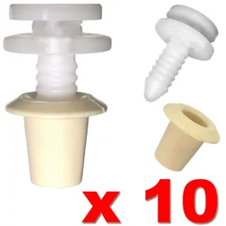 10 piezas para Transporter T5 cubierta decorativa interior con ojal sujetadores de plástico duraderos y prácticos de usar