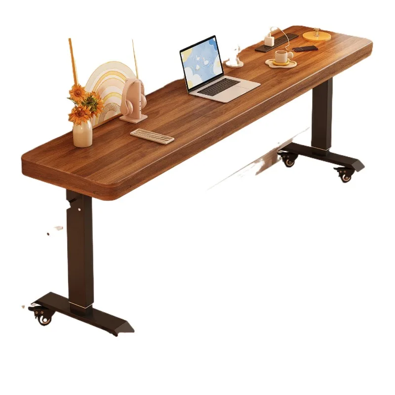 

Solid wood desk, bedroom, household wall removable lifting strip table, simple workbench, office computer desk