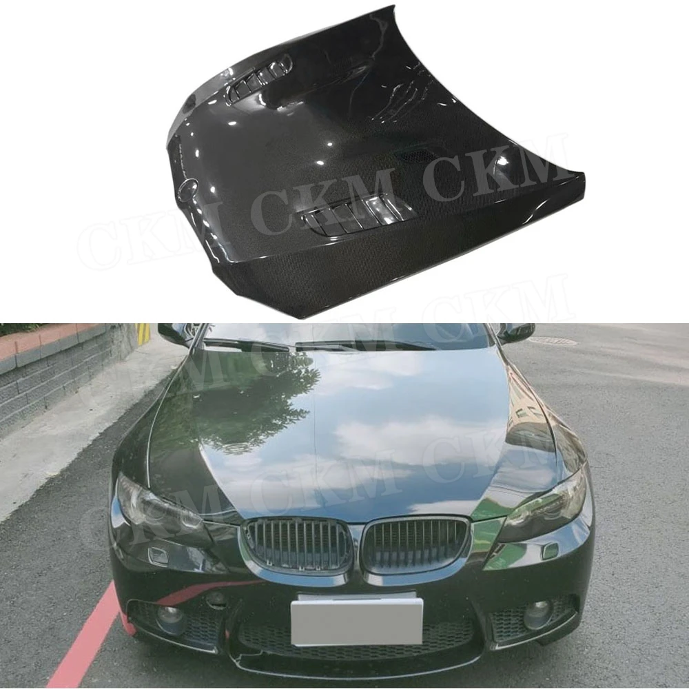 

Carbon Fiber Car Front Bumper Engine Hood Bonnets Body Kits Guard Replacement Accessories for BMW 3 Series E92 M3 2006-2012