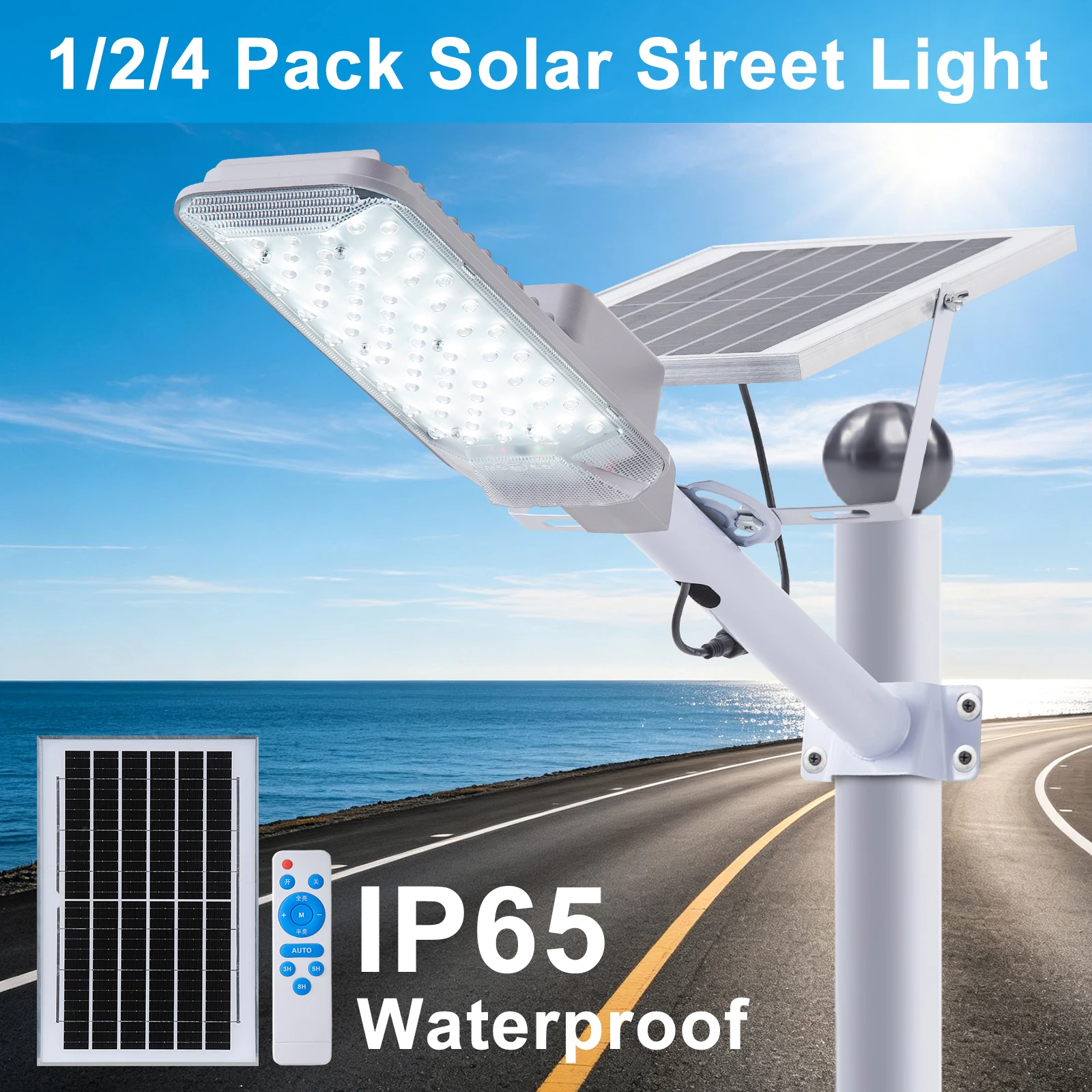 Zumtobel Outdoor Lighting - LED Solar Street Light, IP65 Outdoor