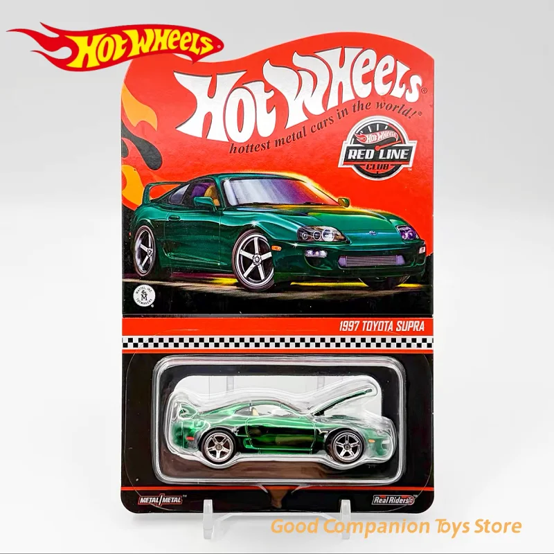 

In Stock Hot Wheels RLC 1997 TOYOTA SUPRA Open Lid Racing Green 1/64 Scale Collectible Car Toys Diecast Vehicle Alloy Car Model