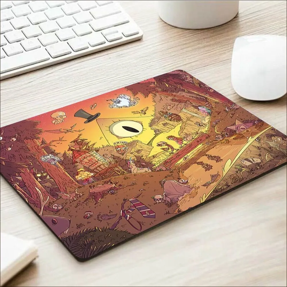 Disney Gravity Falls Mousepad New Arrivals Gamer Speed Mice Retail Small Rubber Mousepad Size For BigCSGO Game Desktop PC Laptop