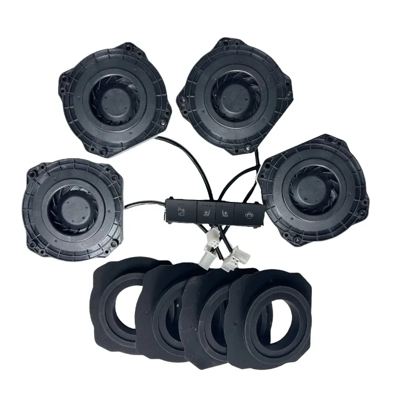 Summer Essential Car Seat Cooling Kit Ventilation Fan Module Smart Controller Interior Modification PVC Material MOQ 1