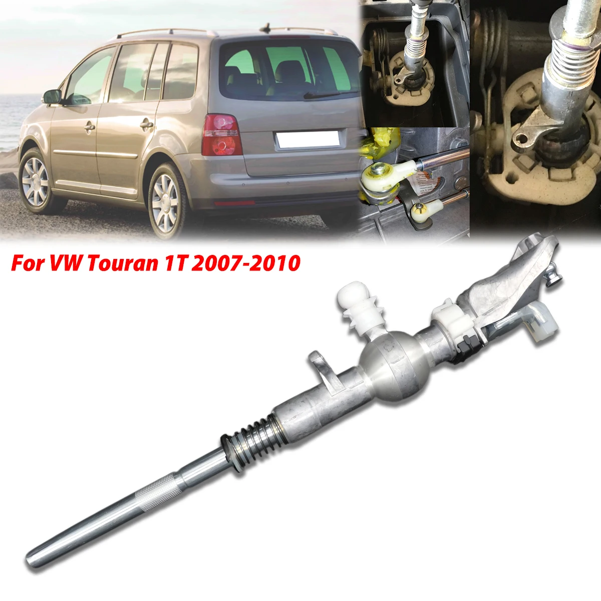 For VW Touran 1T 2007-2010 Car MT Gearshift Lever Shifter 1K0711112B 1K0711116 with Gear Stick Spring Bushing Replacement Parts