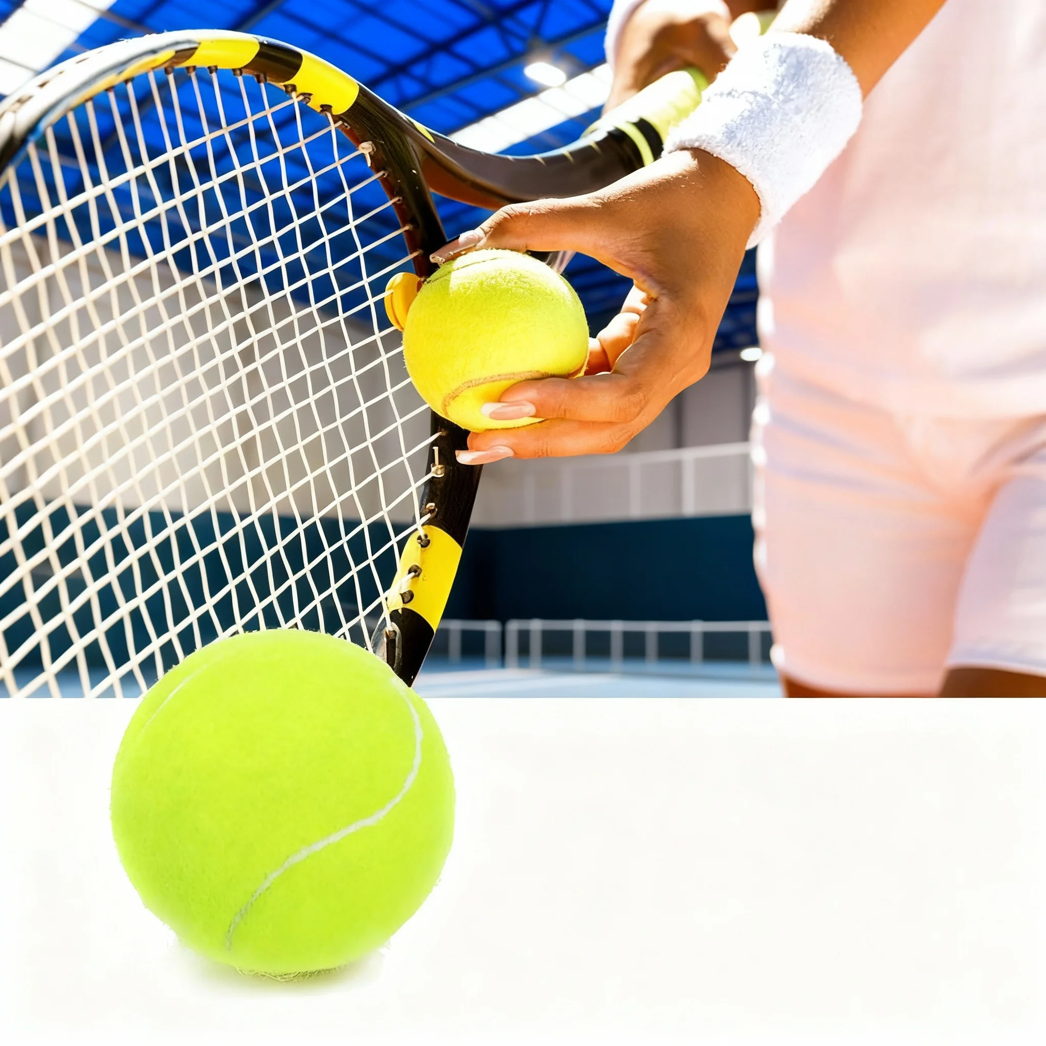 

5/10PCS High Elasticity Tennis Professional Tennis Training Game Ball Outdoor Dogs Bite and Chomp 63mm Tennis Ball