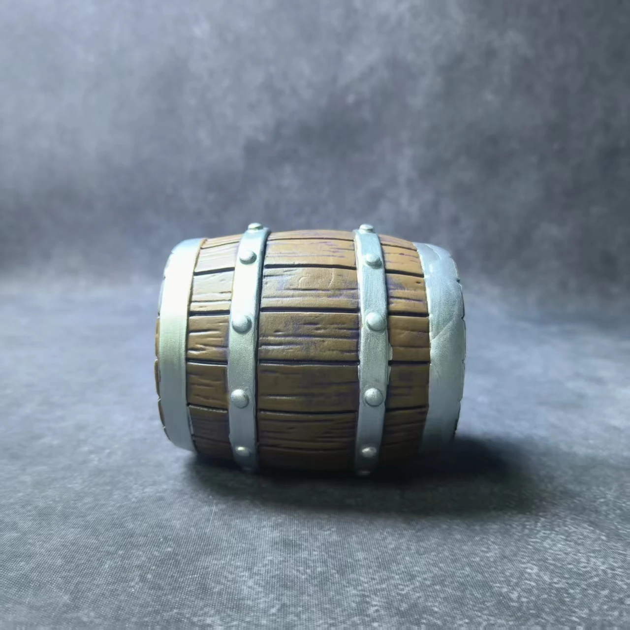 9Cm Anime One Piece Ace Luffy Barel Anggur Patung Barel Kayu Dekorasi Rumah Dekorasi Meja Aksesori Hadiah Mainan