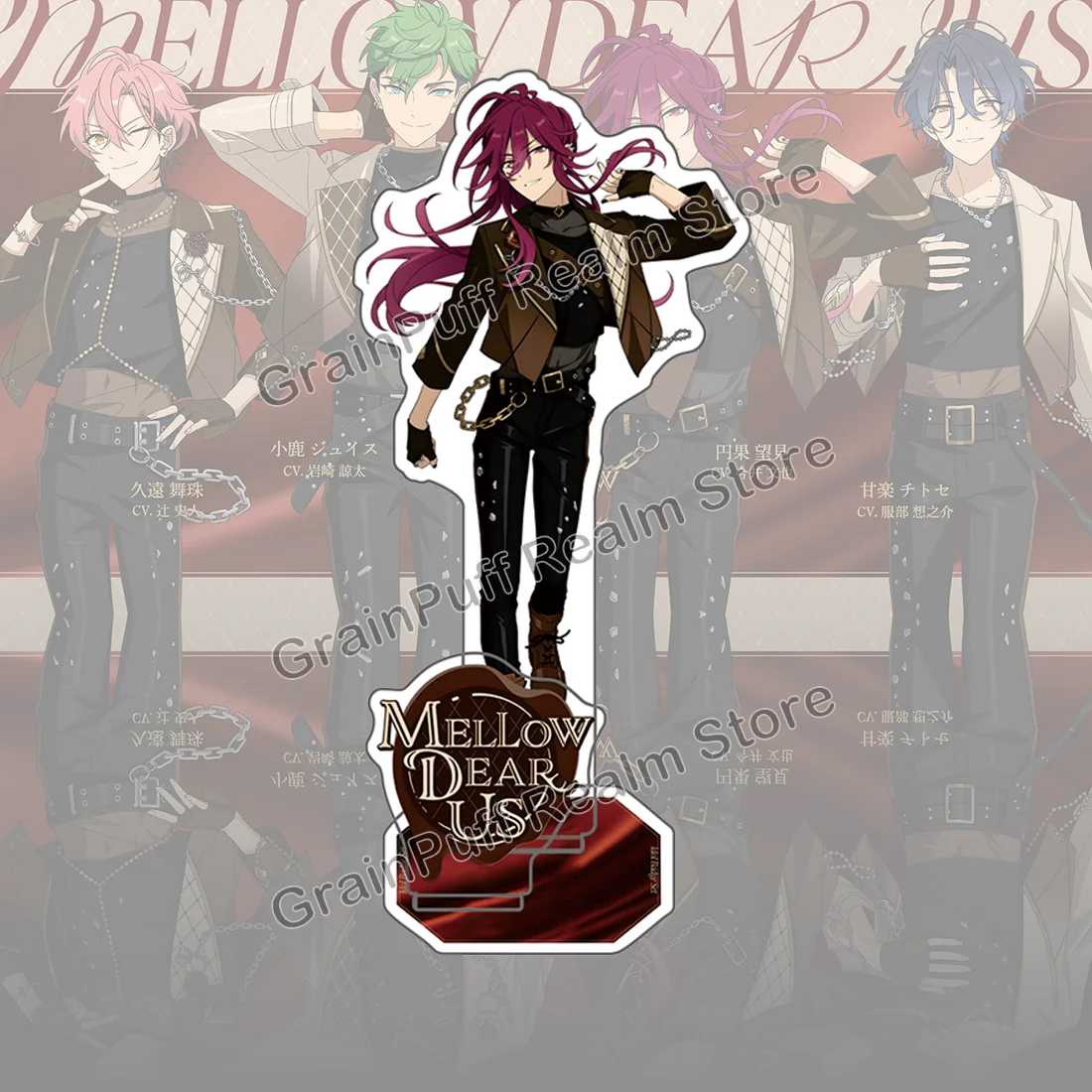 مجموعة نجوم MELLOW DEAR US Acrylic Standee Juis، Nozomi، Mashu، Chitose عرض شخصية قابلة للجمع، ديكور مكتب لطيف، هدية #6