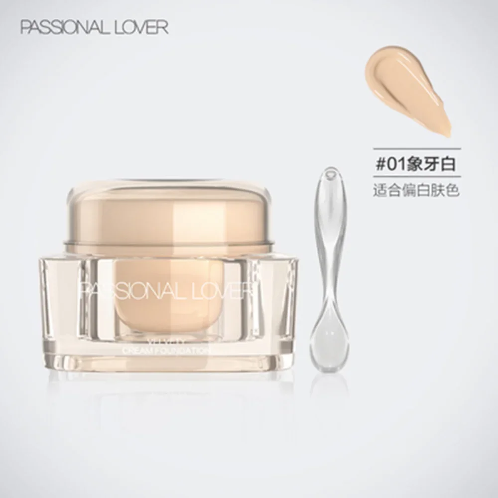 Passion Lover Foundation Cream Gladde concealer Langdurige hydraterende waterdichte zweetbestendige whitening make-up cosmetica