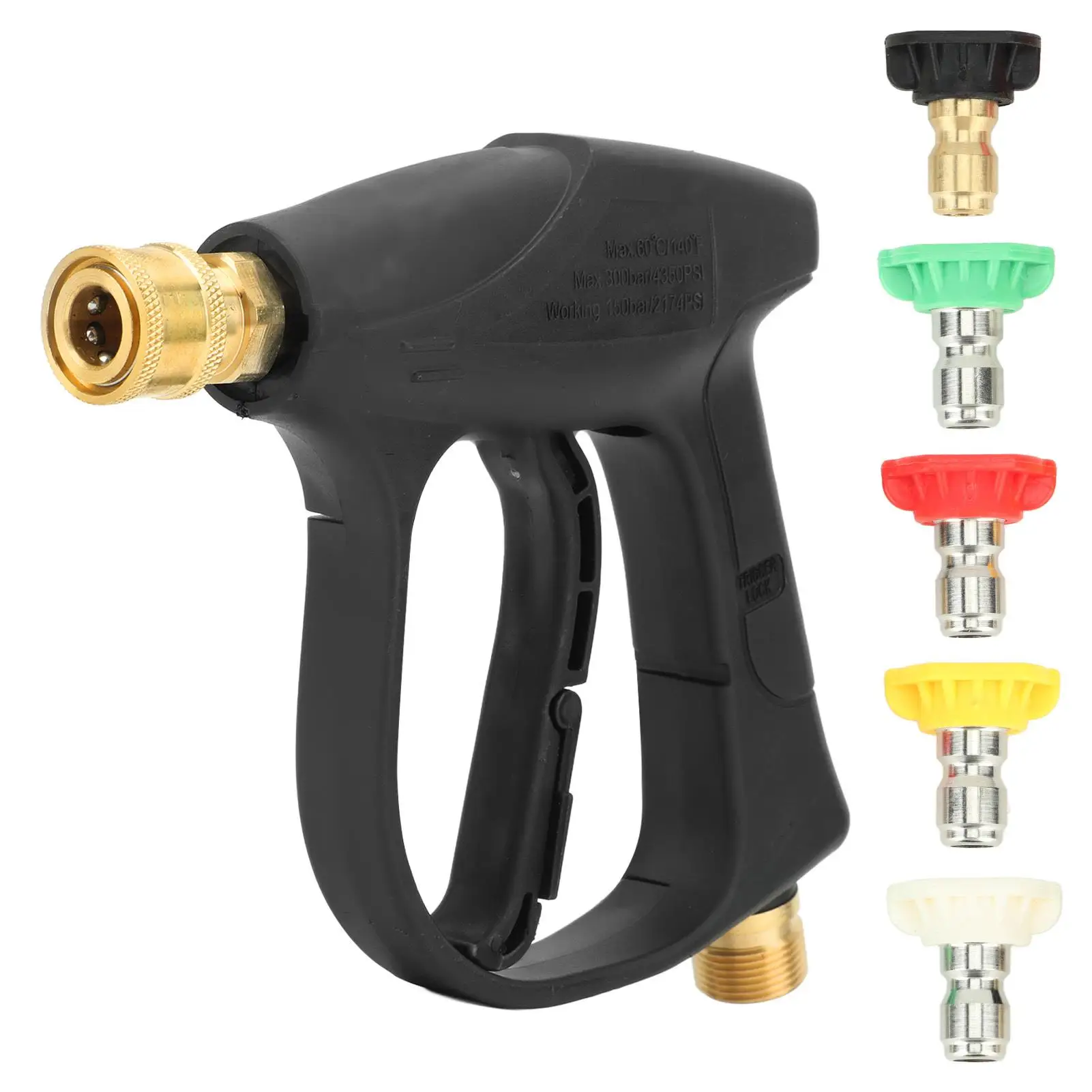 

High Efficiency 4350PSI Power Washer Easy Assembly Safe for window for driveway Cleaning