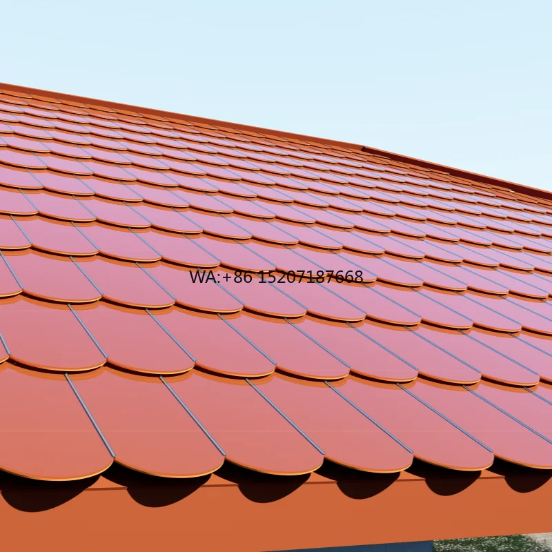 Solar Shingle Structure for Residential and Commercial Use SANGNI Universal Solar BIPV 50W Roof Tiles Energy Efficient