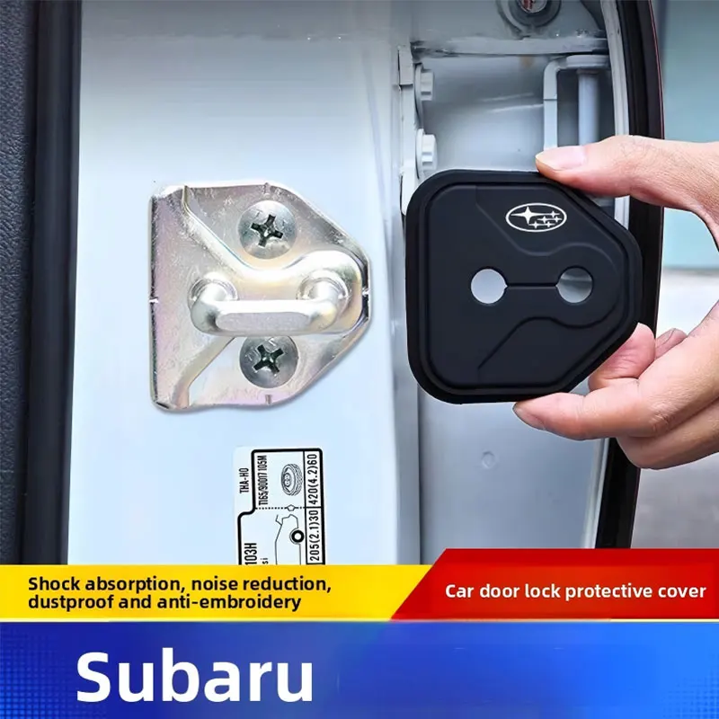 Capa de proteção para fechadura de porta de carro, anti-colisão, para subaru impreza forester outback legado crosstrek xv leone wrx solterra levorg