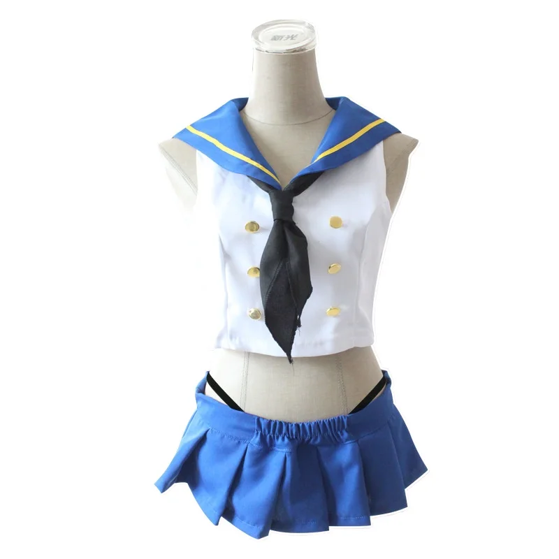 

Collection Student Uniform Shimakaze Character Full Set Cosplay Top and Bottom JK Skirt Set