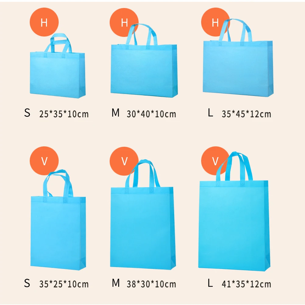 Non-woven Tote Bag Shopping Bag For Promotion And Advertisement 10/20 Pcs Wholesale Custom Logo/Printing fee not included