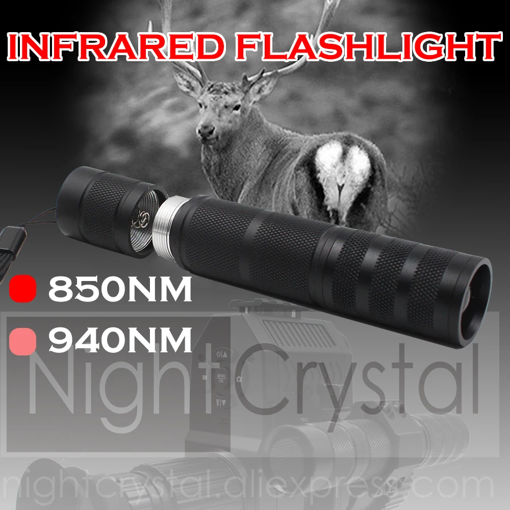 Infrared Flashlight Lantern for Megaorei 4 Megaorei NK007S NK007 Plus Night Vision Scope Attachment, IR Illustrator 940nm 850nm