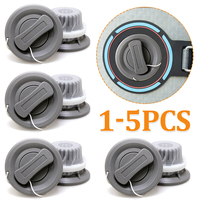 POM Inflatable Boat Air Valve High Pressure Adapter with Filter Base Inflatable Nozzle for Dinghies and Inflatable Bed