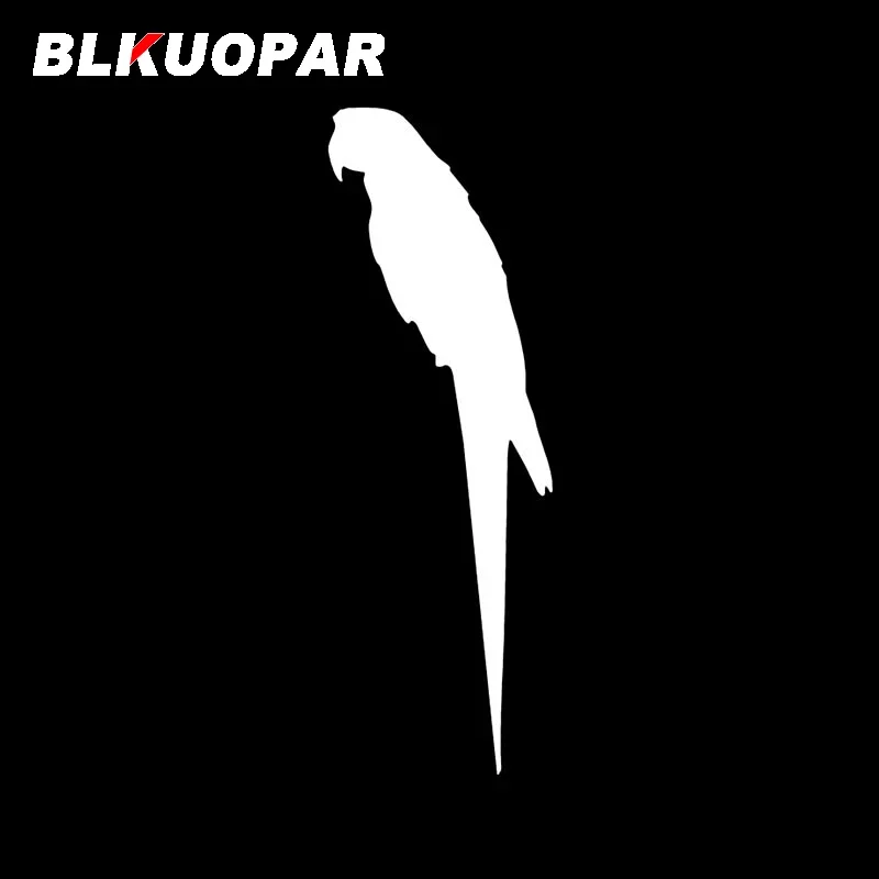 BLKUOPAR Parrot Macaw Car Sticker Funny Waterproof Decals Scratch-proof Creative Sunscreen Funny Vinyl Fashionable Decoration