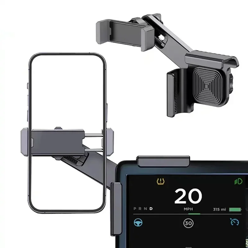 

Universal car cell phone holder, display screen for BYD Tesla Model 3/Y/S/X, scalable phone stents, 360° rotatable GPS holder