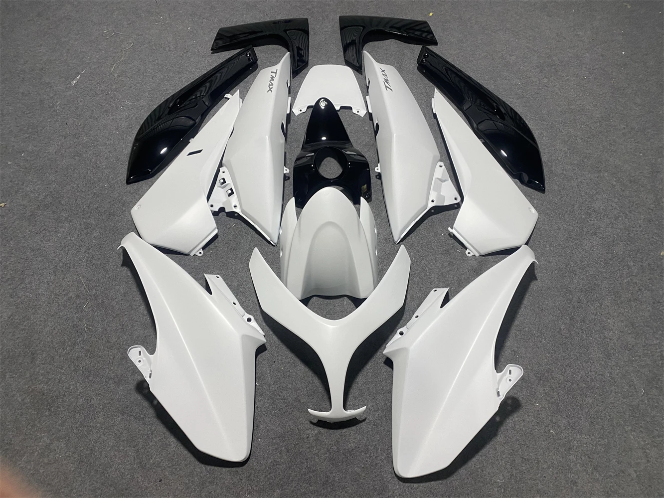 Motorcycle fairing fits to TMAX500 2008 2009 2010 2011 500 08 09 10 11 years fairing matte pearl white bright black motorcycle