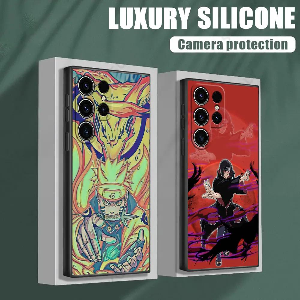 Anime Itachis Gaara Manga Phone Case for Samsung Galaxy S26 S25 Ultra S24 S23 Ultra S22 Plus S20 S21 FE S26Ultra S25 Soft Funda