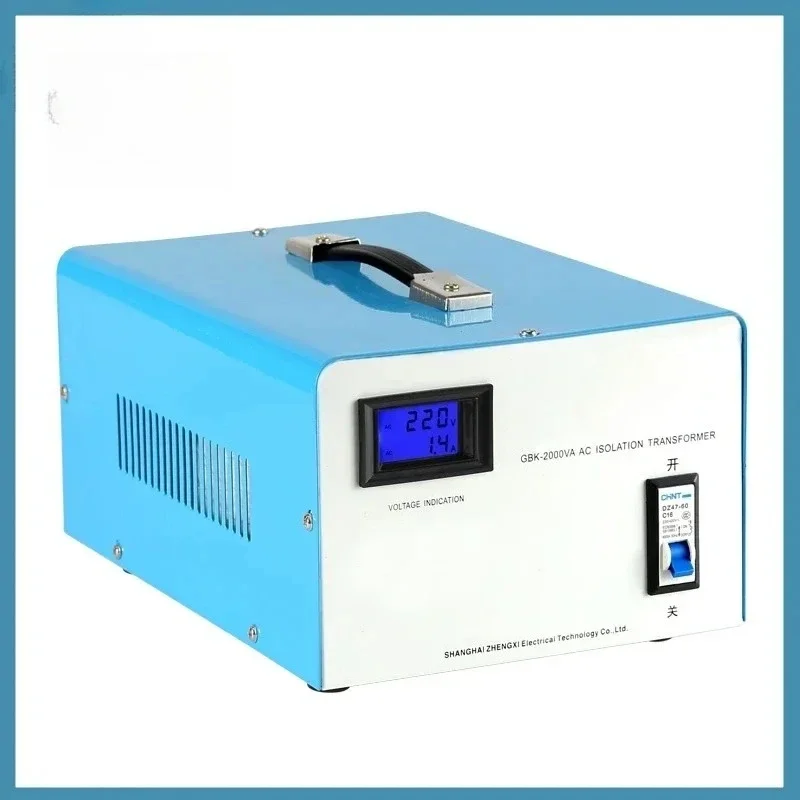 2000W AC Isolation Transformer Single Phase, 2KVA 220V Input Output Voltage Transformer