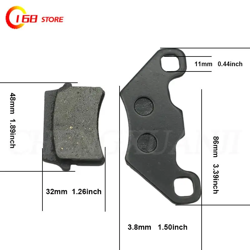Lower Pump Disc Brake Lower Pump Brake Left Right Brake Pump for 4 Stroke 50cc 70cc 90cc 110cc 125cc Quad 4 Wheelers