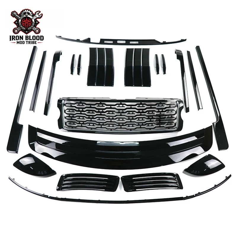 

Suitable for 2013-2018 SVA front grille, black gloss kit, body , shark gills, and tailgate trim