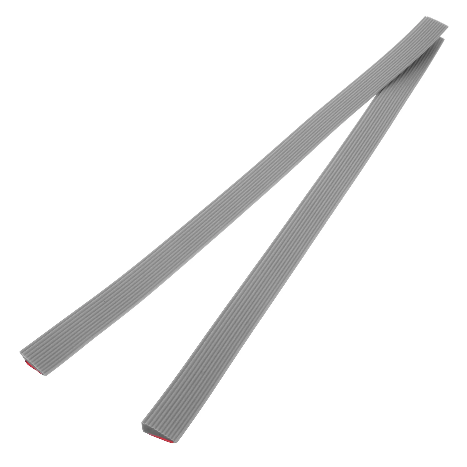 

2pcs TPE Ramps 1cm High Gray Sweeping Robot Ramp Mats Home Office Climbing Cushion Easy DIY Cut Household Durability