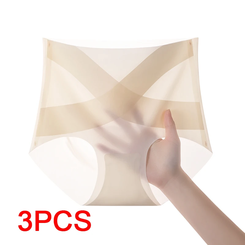 

Трусики из ледяного шелка, женские трусики, комплект трусов, женское нижнее белье больших размеров, сексуальное женское нижнее белье с поясом для живота, бесшовное