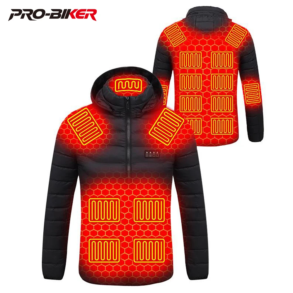 

21 Areas Heated Jacket Winter Men's Women's Motorcycle Jacket USB Electric Heating Jacket Heated Vest Moto Thermal Clothing Coat